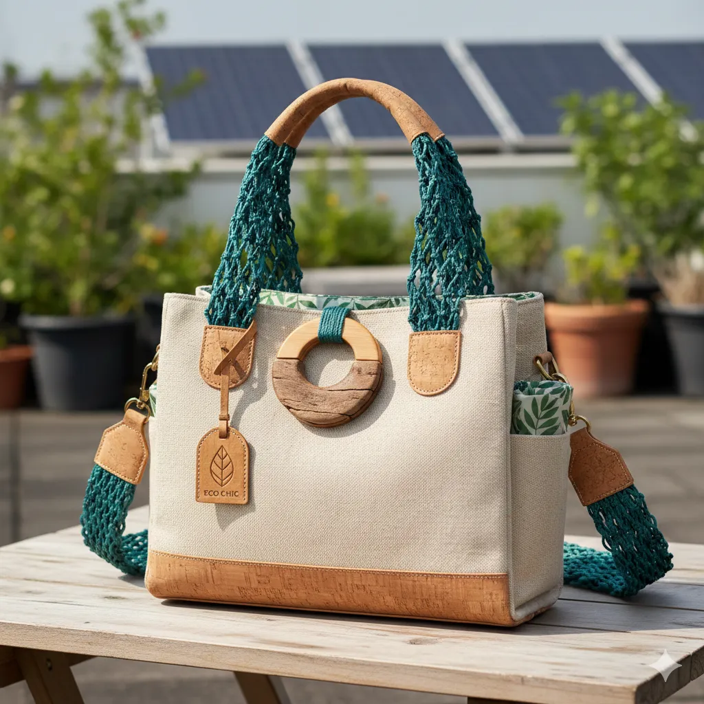 Bærekraftig veskdesign med miljøvennlige materialer